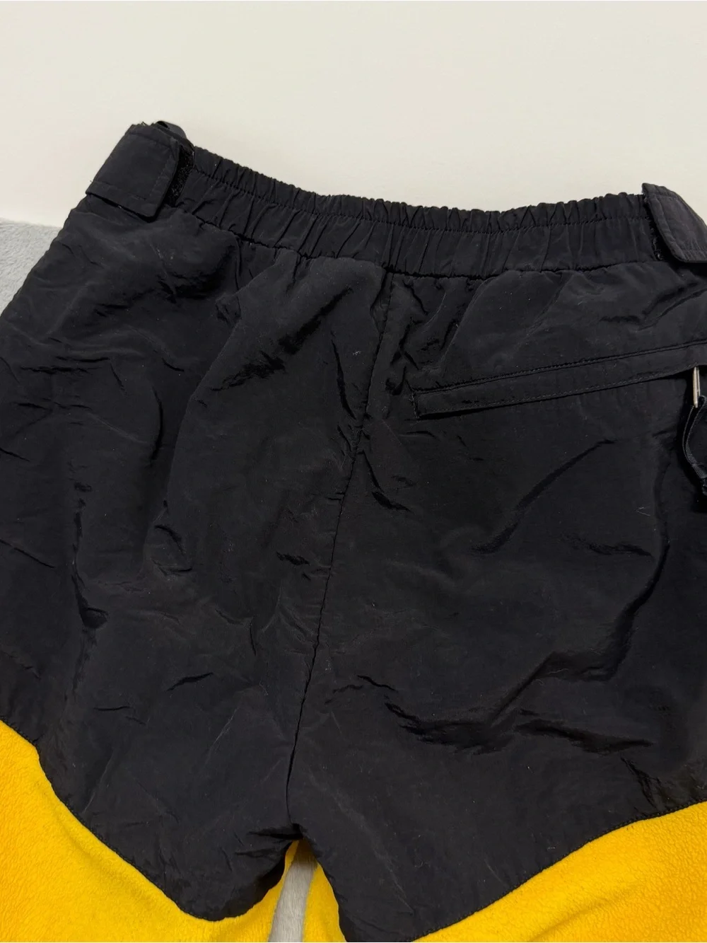 Vintage North Face Denali Fleece Pants Men’s Large Yellow Full Zip Side Jogger